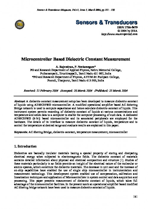 215-Microcontroller Based Dielectric Constant Measurement.pdf