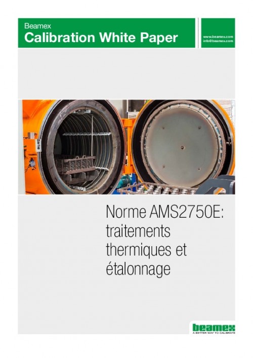 Norme AMS2750E : traitements thermiques et étalonnage